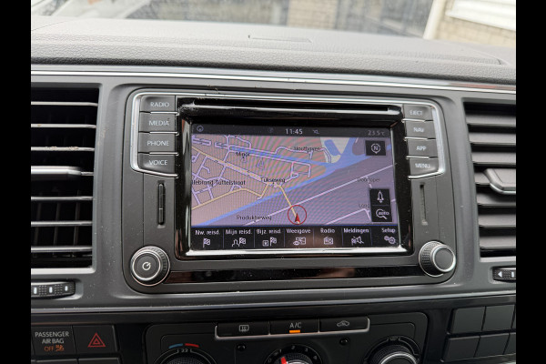 Volkswagen Transporter 2.0 TDI 150pk DSG automaat L2H1 DC 5 persoons Highline / vaste prijs rijklaar € 32.950 ex btw / lease vanaf € 538 / leer / cruise / airco / trekhaak 2500 kg / navigatie / euro 6 / bpm vrij !