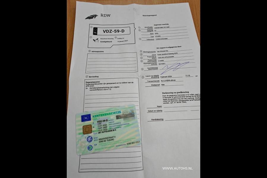 Opel Vivaro 1.5 CDTI L2H1 , Werkplaats inrichting , Euro 6 , 1e Eig. Camera , navi , cruise , in pracht staat.