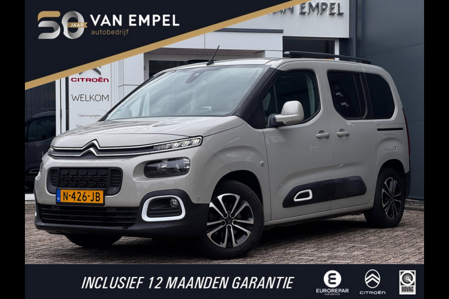Citroën Berlingo 1.2 PureTech Shine | Panoramadak | Distributieriem vervangen | Camera | Navi by App | HUD | Climate Control