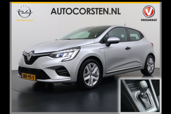 Renault Clio 1.6 E-Tech Hybrid Keyless Apple/Android Lane-dep. CruiseControl Usb Navi Regensensor Aut.Verlichting Isofix Ecc Pdc Dab Bordherkenning Elek.Ramen/Spiegels 140 Zen