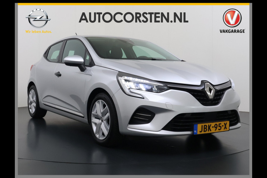 Renault Clio 1.6 E-Tech Hybrid Keyless Apple/Android Lane-dep. CruiseControl Usb Navi Regensensor Aut.Verlichting Isofix Ecc Pdc Dab Bordherkenning Elek.Ramen/Spiegels 140 Zen
