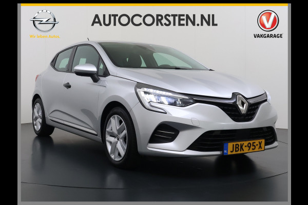 Renault Clio 1.6 E-Tech Hybrid Keyless Apple/Android Lane-dep. CruiseControl Usb Navi Regensensor Aut.Verlichting Isofix Ecc Pdc Dab Bordherkenning Elek.Ramen/Spiegels 140 Zen