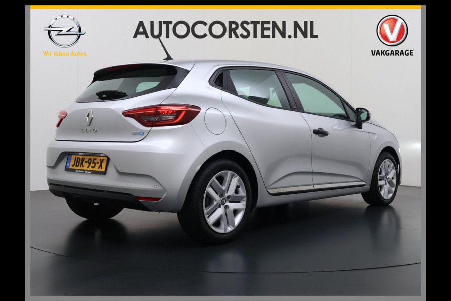 Renault Clio 1.6 E-Tech Hybrid Keyless Apple/Android Lane-dep. CruiseControl Usb Navi Regensensor Aut.Verlichting Isofix Ecc Pdc Dab Bordherkenning Elek.Ramen/Spiegels 140 Zen