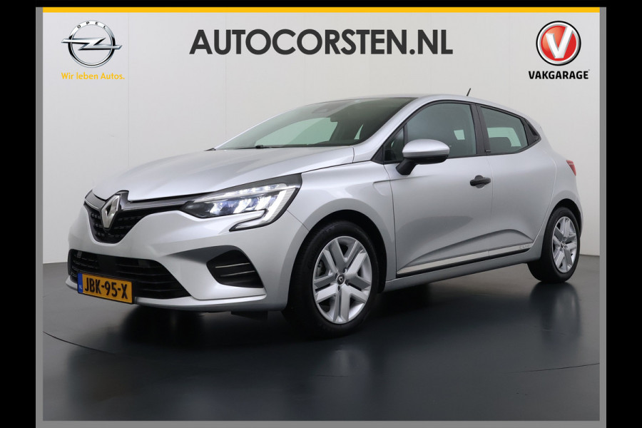Renault Clio 1.6 E-Tech Hybrid Keyless Apple/Android Lane-dep. CruiseControl Usb Navi Regensensor Aut.Verlichting Isofix Ecc Pdc Dab Bordherkenning Elek.Ramen/Spiegels 140 Zen
