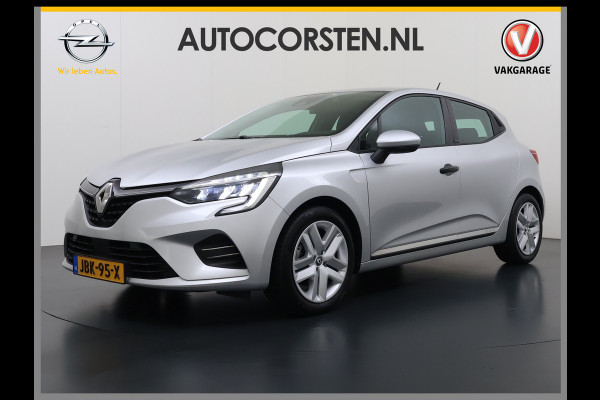 Renault Clio 1.6 E-Tech Hybrid Keyless Apple/Android Lane-dep. CruiseControl Usb Navi Regensensor Aut.Verlichting Isofix Ecc Pdc Dab Bordherkenning Elek.Ramen/Spiegels 140 Zen