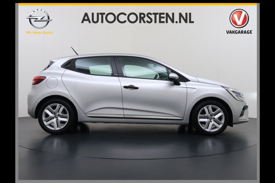 Renault Clio 1.6 E-Tech Hybrid Keyless Apple/Android Lane-dep. CruiseControl Usb Navi Regensensor Aut.Verlichting Isofix Ecc Pdc Dab Bordherkenning Elek.Ramen/Spiegels 140 Zen