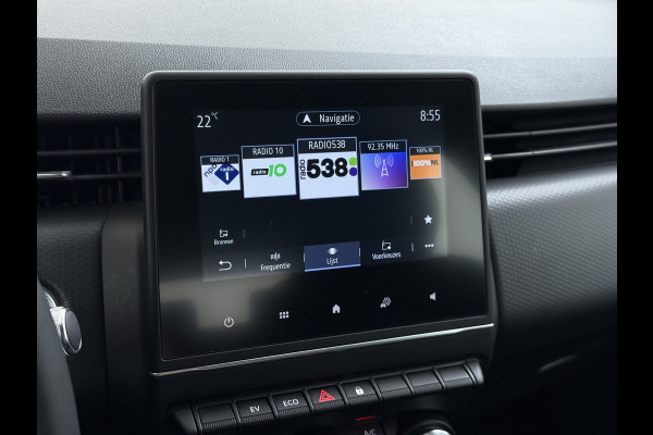 Renault Clio 1.6 E-Tech Hybrid Keyless Apple/Android Lane-dep. CruiseControl Usb Navi Regensensor Aut.Verlichting Isofix Ecc Pdc Dab Bordherkenning Elek.Ramen/Spiegels 140 Zen