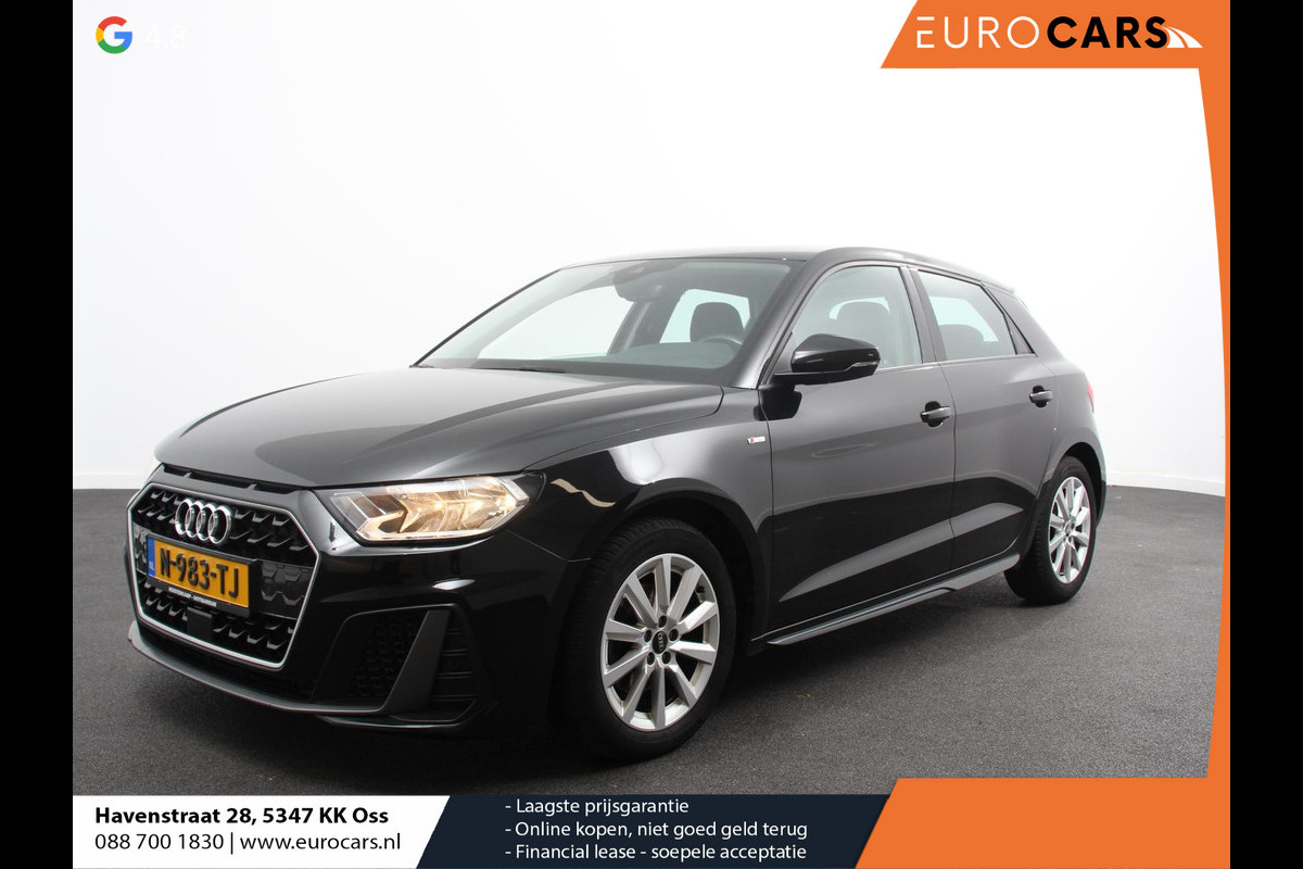 Audi A1 Sportback 30 TFSI S edition Climate control Cruise control Stoelverwarming Lichtmetalen velgen Navigatie Apple Carplay/ Android Auto Parkeersensoren