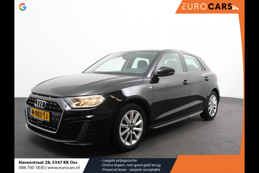 Audi A1 Sportback 30 TFSI S edition Climate control Cruise control Stoelverwarming Lichtmetalen velgen Navigatie Apple Carplay/ Android Auto Parkeersensoren