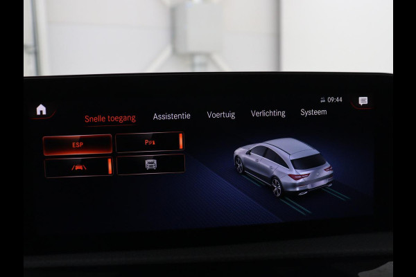 Mercedes-Benz CLA-Klasse Shooting Brake 250 e AMG Line | SOH 92.9% | Trekhaak | Leder | Camera | Carplay | Park assist | Cruise control | Sfeerverlichting | Stoelverwarming | Full LED | Climate control |