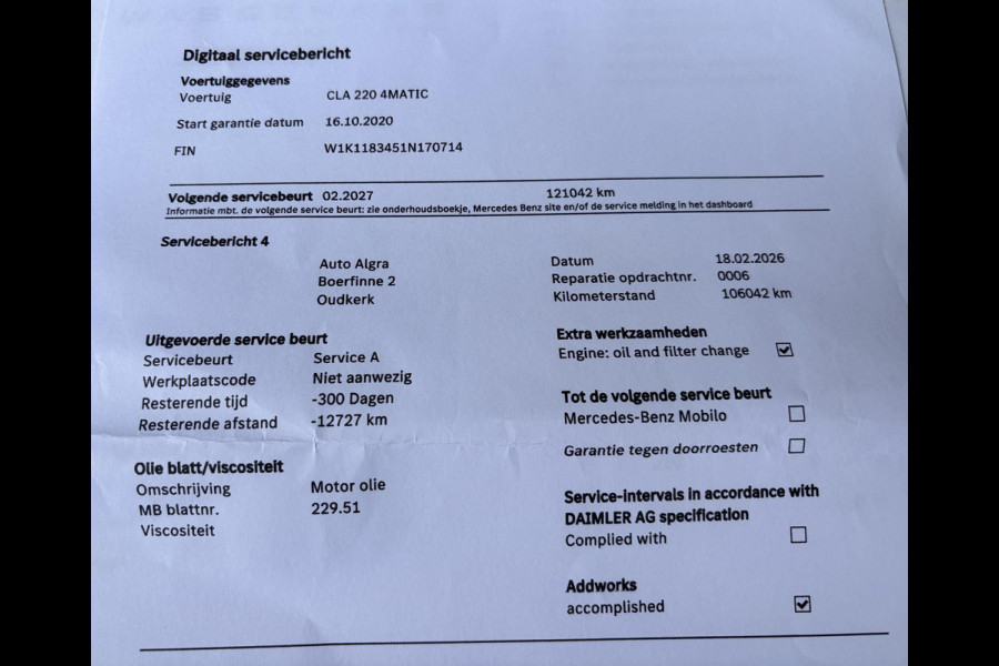 Mercedes-Benz CLA-Klasse 220 4MATIC AMG Premium