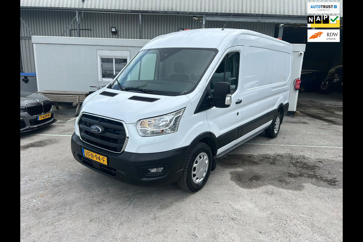 Ford Transit 350 2.0 TDCI L3H2 Trend MHEV RWD 2800 kg trekhaak ( ex overheid )