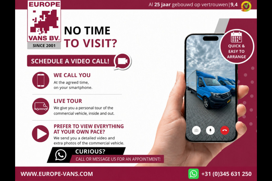 Volkswagen Crafter 35 2.0 TDI E6 Bakwagen met achterdeuren 2-Persoons 05-2021