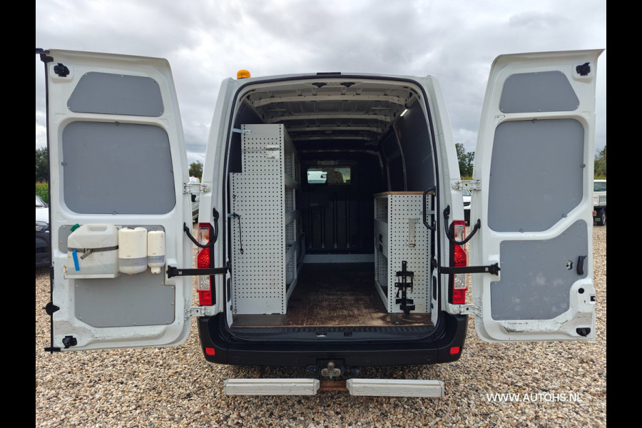 Renault Master T35 2.3 dCi 135 L2H2 + werkplaats inrichting , Euro 6 , 1e Eig , 140 PK , Apk 4-2027 , Camera , leuke bus.