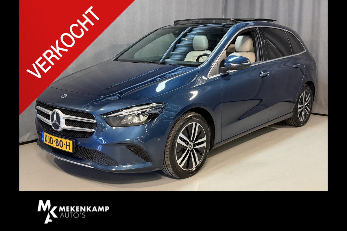 Mercedes-Benz B-Klasse 250 e 17"/Panoramadak/Trekhaak/Head-up/Dodehoek/Adaptieve cruise/Camera/Stoelverwarming/Sfeerverlichting/Apple Carplay & Android Auto