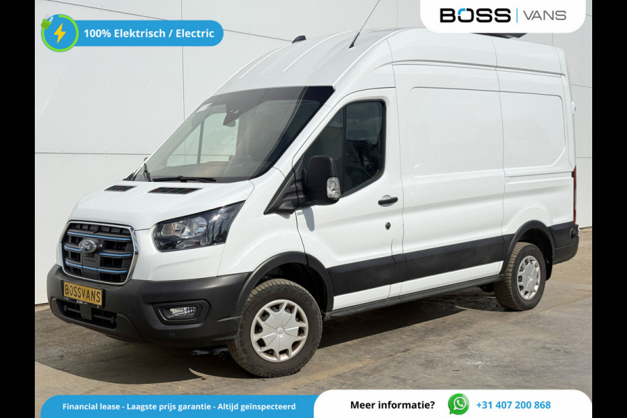 Ford E-Transit 68kWh 184PK L2H3 317km WLTP 97.3% (SOH) BEV Snelladen 360° Camera Climate Control Cruise Control Navigatie Carplay Parkeersensoren v+a