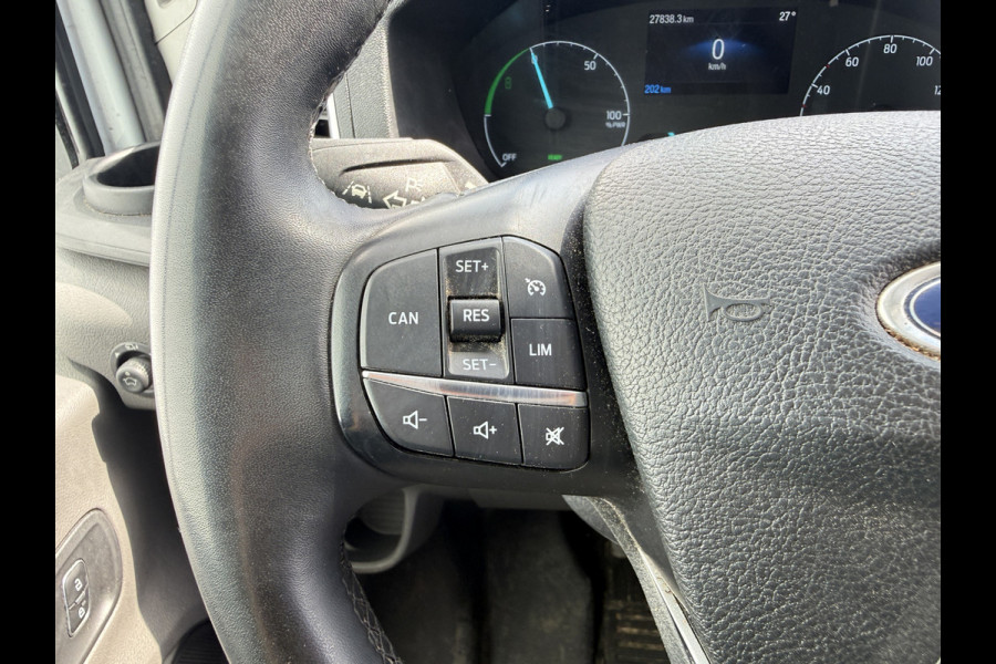 Ford E-Transit 68kWh 184PK L2H3 317km WLTP 97.3% (SOH) BEV Snelladen 360° Camera Climate Control Cruise Control Navigatie Carplay Parkeersensoren v+a