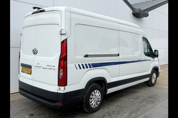 Maxus eDeliver 9 72kWh 204PK Elektrisch 72kWh 280km WLTP L3H2 ACC Stoelverwarming Snelladen LED Carplay Parkeersensoren v+a Airco BPM Vrij