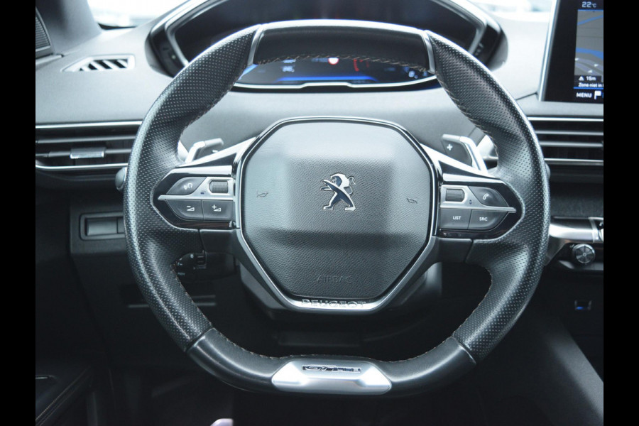Peugeot 5008 1.2 PureTech GT-Line | 130 PK | 7-PERSOONS | LEDEREN BEKLEDING | PARKEERSENSOREN MET CAMERA | ELEKTR. ACHTERKLEP | CLIMATE CONTROL | SCHUIF-KANTELDAK