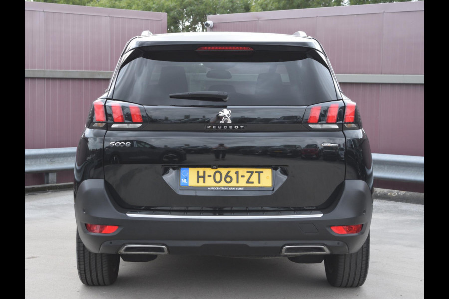 Peugeot 5008 1.2 PureTech GT-Line | 130 PK | 7-PERSOONS | LEDEREN BEKLEDING | PARKEERSENSOREN MET CAMERA | ELEKTR. ACHTERKLEP | CLIMATE CONTROL | SCHUIF-KANTELDAK