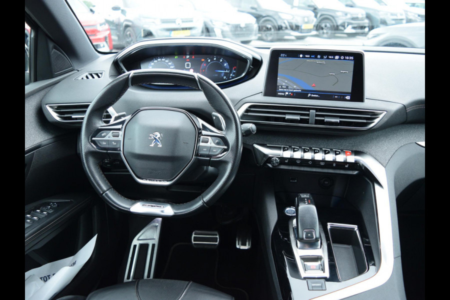 Peugeot 5008 1.2 PureTech GT-Line | 130 PK | 7-PERSOONS | LEDEREN BEKLEDING | PARKEERSENSOREN MET CAMERA | ELEKTR. ACHTERKLEP | CLIMATE CONTROL | SCHUIF-KANTELDAK