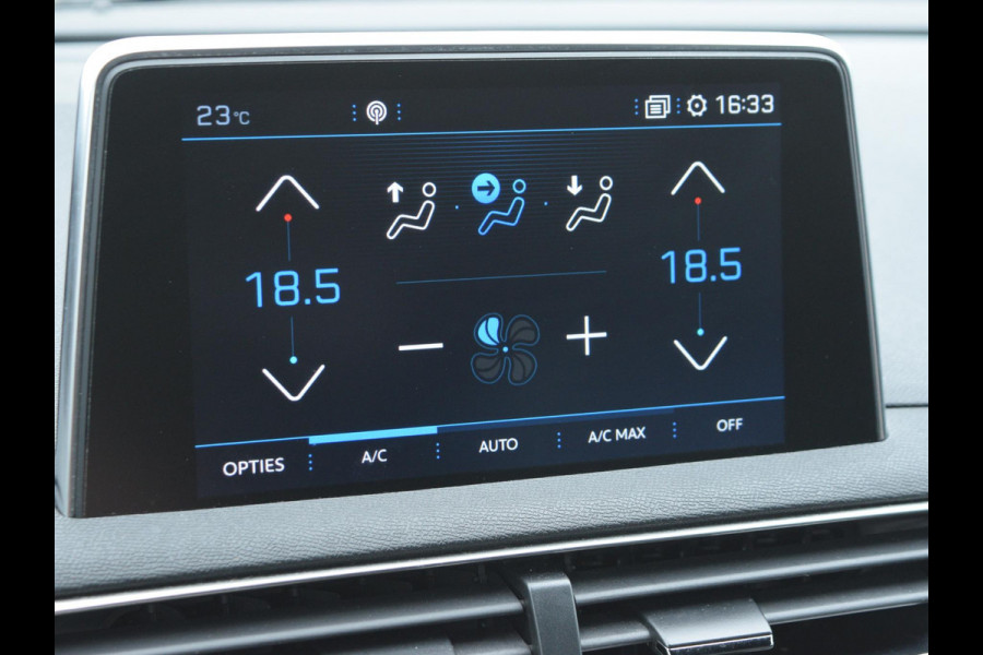 Peugeot 5008 1.2 PureTech GT-Line | 130 PK | 7-PERSOONS | LEDEREN BEKLEDING | PARKEERSENSOREN MET CAMERA | ELEKTR. ACHTERKLEP | CLIMATE CONTROL | SCHUIF-KANTELDAK