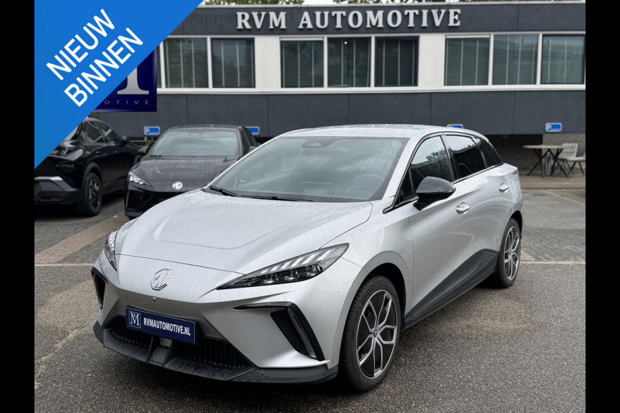 MG Mg4 electric Luxury 64 kWh MG GARANTIE T/M 07-2031| ELEK. STOEL| STOEL + STUURVERWARMING | KEYLESS|  DODE HOEK| VOL OPTIES