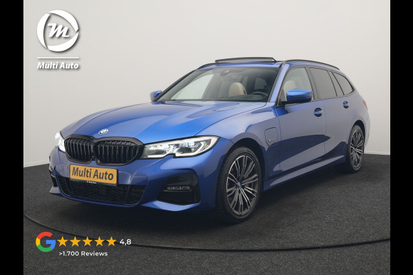 BMW 3 Serie Touring 330e xDrive M Sport PHEV 293pk Dealer O.H | Panodak | Head Up | Camera | Laser LED | Lederen Sportstoelen Memory & Verwarmd | Keyless | Cruise Control | BLIS | Apple Carplay | Virtual | Navigatie | DAB | 18"L.M | Plug In Hybrid |