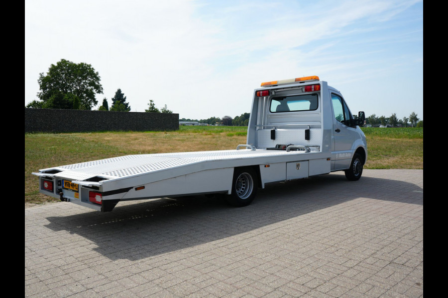 Mercedes-Benz Sprinter Oprijwagen 516 2.2 CDI L3 EURO VI-D TIJHOF opbouw | Luchtvering | Apple Carplay | Tachograaf | Trekhaak | Ingebouwde Startkabels | Navigatie | DAB |