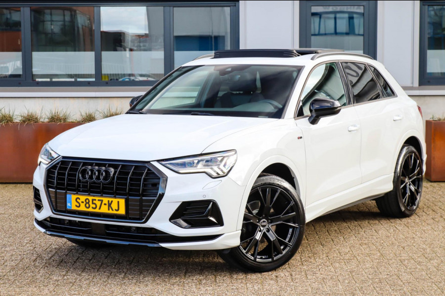 Audi Q3 35 TFSI 1.5 TFSI S Line Pro Line S 150pk S-Tronic Panoramadak|Virtual Cockpit|LED Matrix|Leder|Keyless|Camera|20inch|Black