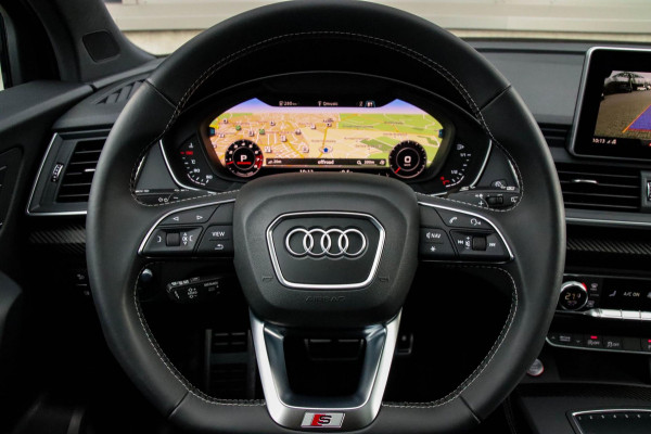 Audi Q5 3.0TFSI SQ5 Quattro S-Line 354pk Automaat! 1e Eig|DLR|Luchtvering|Kuipstoelen|Panoramadak|Virtual Cockpit|Black|Carbon|22