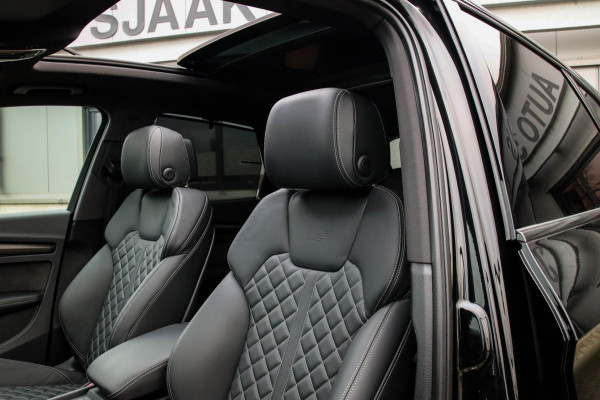 Audi Q5 3.0TFSI SQ5 Quattro S-Line 354pk Automaat! 1e Eig|DLR|Luchtvering|Kuipstoelen|Panoramadak|Virtual Cockpit|Black|Carbon|22