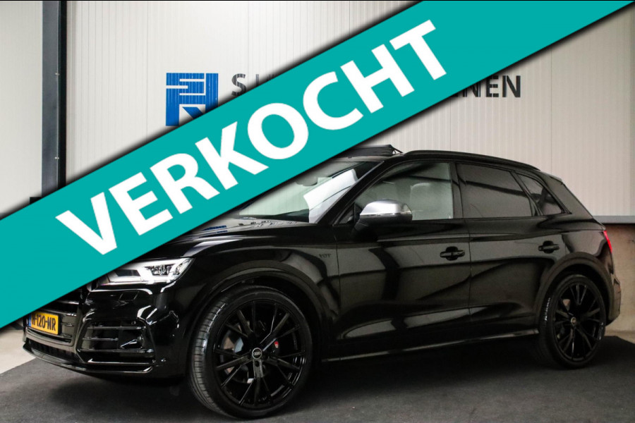 Audi Q5 3.0TFSI SQ5 Quattro S-Line 354pk Automaat! 1e Eig|DLR|Luchtvering|Kuipstoelen|Panoramadak|Virtual Cockpit|Black|Carbon|22