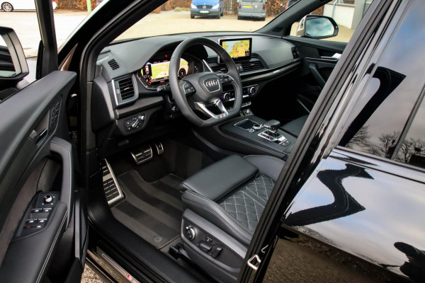 Audi Q5 3.0TFSI SQ5 Quattro S-Line 354pk Automaat! 1e Eig|DLR|Luchtvering|Kuipstoelen|Panoramadak|Virtual Cockpit|Black|Carbon|22