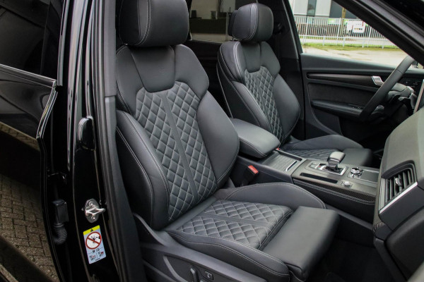 Audi Q5 3.0TFSI SQ5 Quattro S-Line 354pk Automaat! 1e Eig|DLR|Luchtvering|Kuipstoelen|Panoramadak|Virtual Cockpit|Black|Carbon|22
