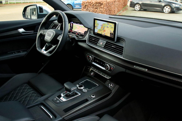 Audi Q5 3.0TFSI SQ5 Quattro S-Line 354pk Automaat! 1e Eig|DLR|Luchtvering|Kuipstoelen|Panoramadak|Virtual Cockpit|Black|Carbon|22