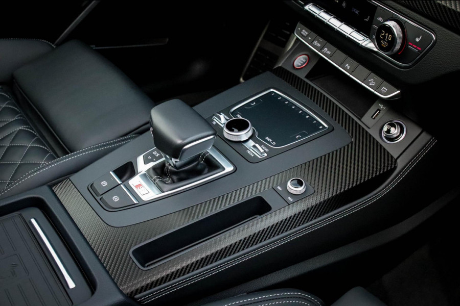 Audi Q5 3.0TFSI SQ5 Quattro S-Line 354pk Automaat! 1e Eig|DLR|Luchtvering|Kuipstoelen|Panoramadak|Virtual Cockpit|Black|Carbon|22