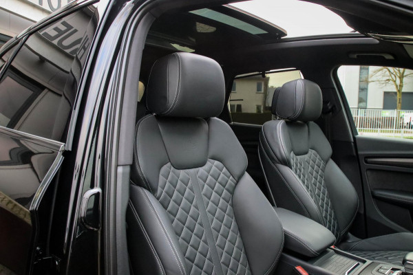 Audi Q5 3.0TFSI SQ5 Quattro S-Line 354pk Automaat! 1e Eig|DLR|Luchtvering|Kuipstoelen|Panoramadak|Virtual Cockpit|Black|Carbon|22