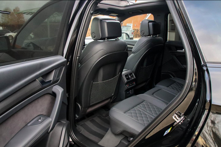 Audi Q5 3.0TFSI SQ5 Quattro S-Line 354pk Automaat! 1e Eig|DLR|Luchtvering|Kuipstoelen|Panoramadak|Virtual Cockpit|Black|Carbon|22