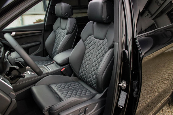 Audi Q5 3.0TFSI SQ5 Quattro S-Line 354pk Automaat! 1e Eig|DLR|Luchtvering|Kuipstoelen|Panoramadak|Virtual Cockpit|Black|Carbon|22