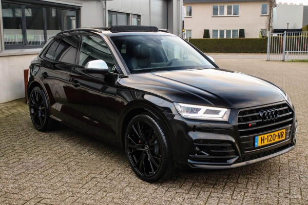 Audi Q5 3.0TFSI SQ5 Quattro S-Line 354pk Automaat! 1e Eig|DLR|Luchtvering|Kuipstoelen|Panoramadak|Virtual Cockpit|Black|Carbon|22