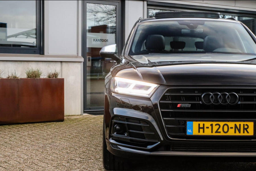 Audi Q5 3.0TFSI SQ5 Quattro S-Line 354pk Automaat! 1e Eig|DLR|Luchtvering|Kuipstoelen|Panoramadak|Virtual Cockpit|Black|Carbon|22