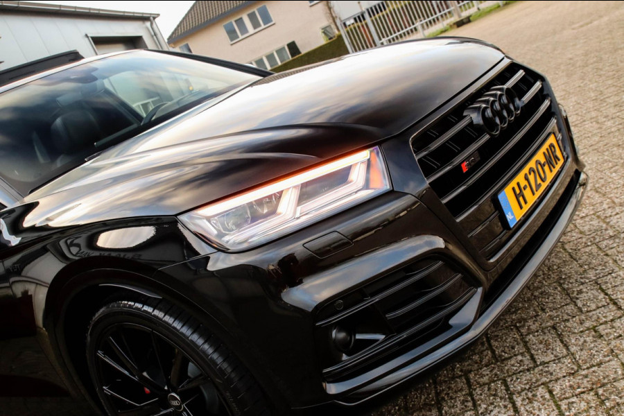 Audi Q5 3.0TFSI SQ5 Quattro S-Line 354pk Automaat! 1e Eig|DLR|Luchtvering|Kuipstoelen|Panoramadak|Virtual Cockpit|Black|Carbon|22