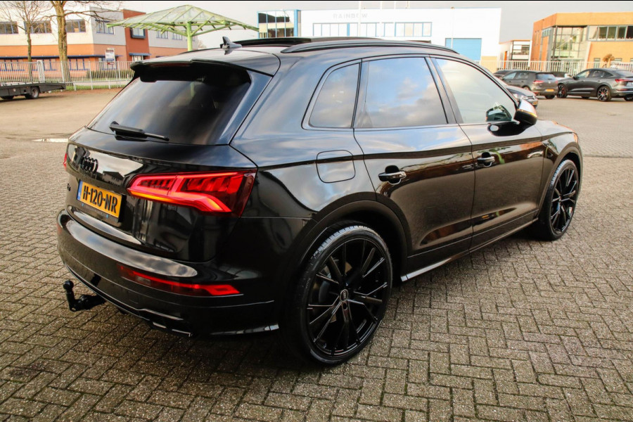 Audi Q5 3.0TFSI SQ5 Quattro S-Line 354pk Automaat! 1e Eig|DLR|Luchtvering|Kuipstoelen|Panoramadak|Virtual Cockpit|Black|Carbon|22