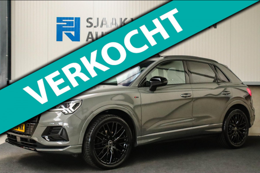 Audi Q3 35 TFSI 1.5 TFSI S Line Pro Line S 150pk S-Tronic! 1e|Panoramadak|Virtual Cockpit|LED Matrix|Leder elektrisch|20inch|Black