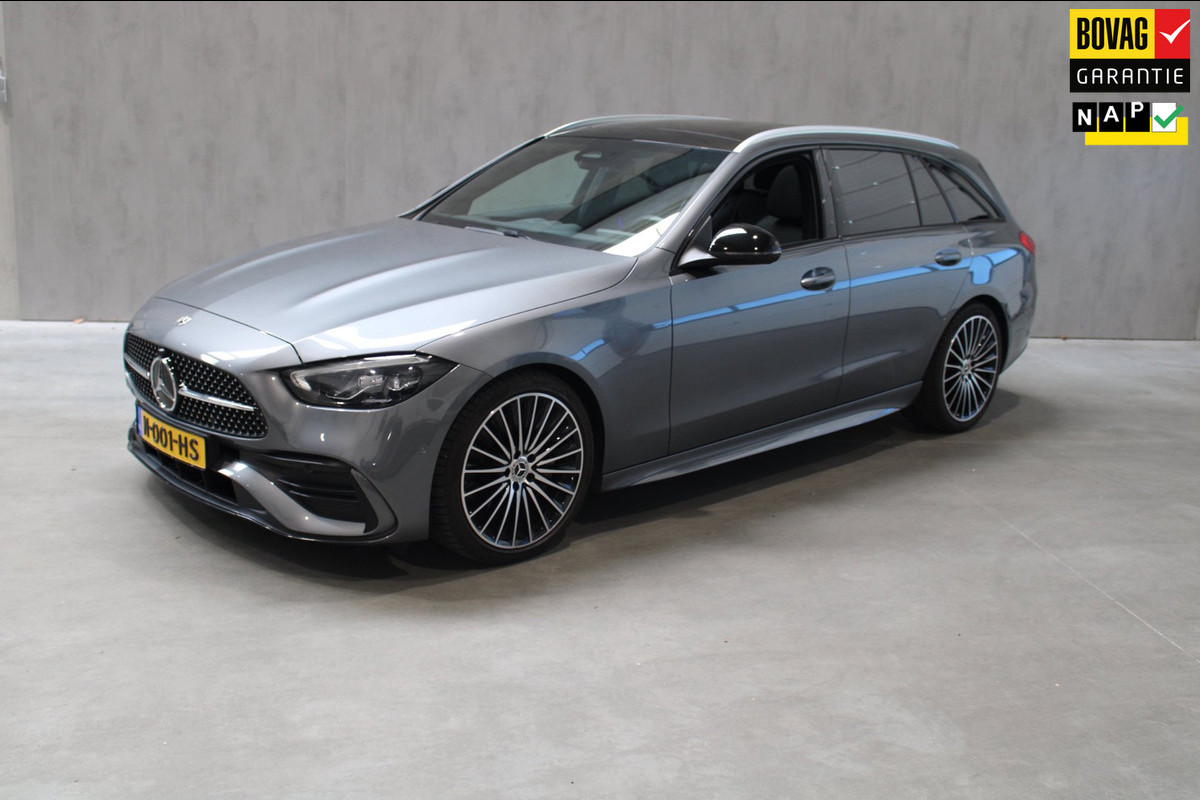 Mercedes-Benz C-Klasse Estate 200 Launch Edition AMG Line Panorama/Led/Night paket/19inch Amg Prijs is Rijklaar