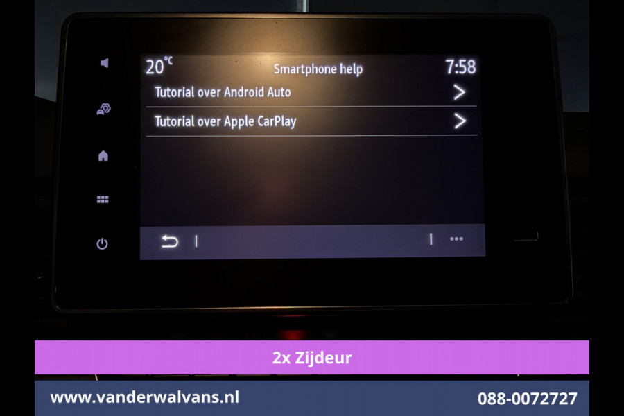 Renault Trafic 2.0 dCi 131pk L2H1 Euro6 Airco | 2x zijdeur | LED | Apple Carplay | Cruisecontrol Android Auto, Parkeersensoren, Bijrijdersbank