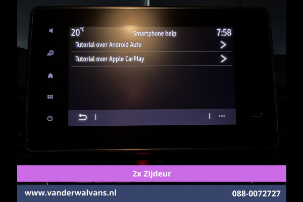 Renault Trafic 2.0 dCi 131pk L2H1 Euro6 Airco | 2x zijdeur | LED | Apple Carplay | Cruisecontrol Android Auto, Parkeersensoren, Bijrijdersbank