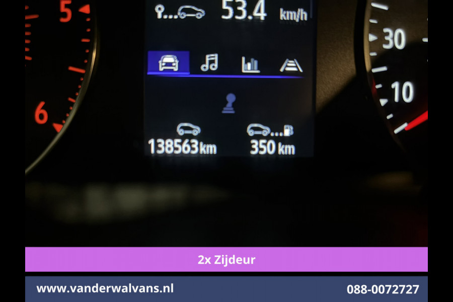 Renault Trafic 2.0 dCi 131pk L2H1 Euro6 Airco | 2x zijdeur | LED | Apple Carplay | Cruisecontrol Android Auto, Parkeersensoren, Bijrijdersbank