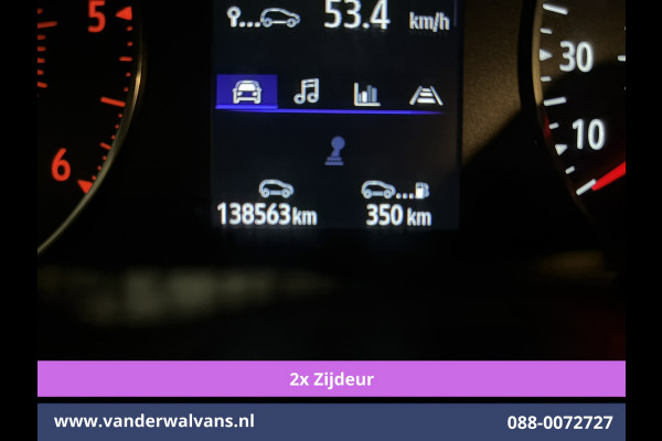 Renault Trafic 2.0 dCi 131pk L2H1 Euro6 Airco | 2x zijdeur | LED | Apple Carplay | Cruisecontrol Android Auto, Parkeersensoren, Bijrijdersbank